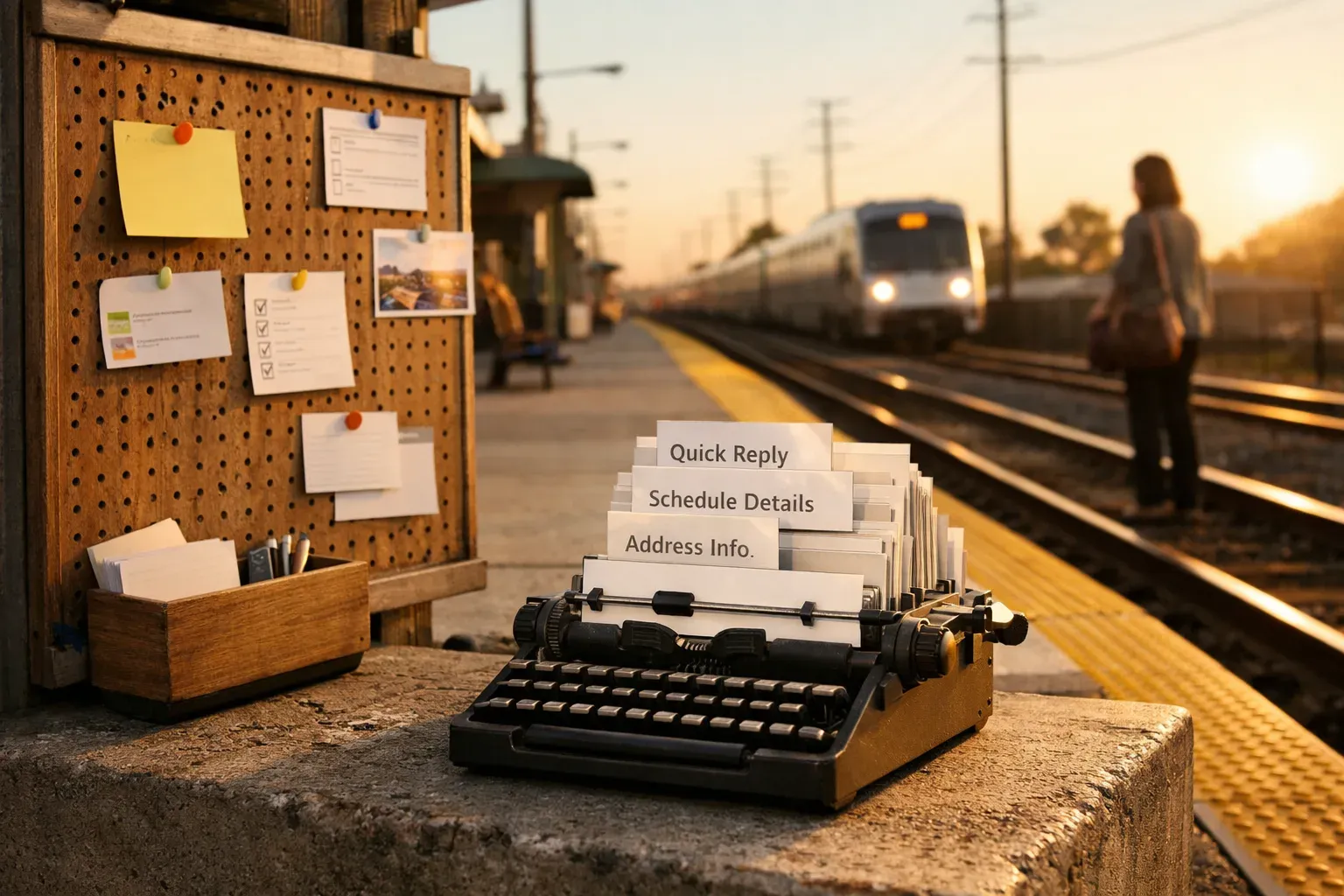 Editorial photograph illustrating Typerelay at a glance  Typerelay is a text expansion tool for people who want: