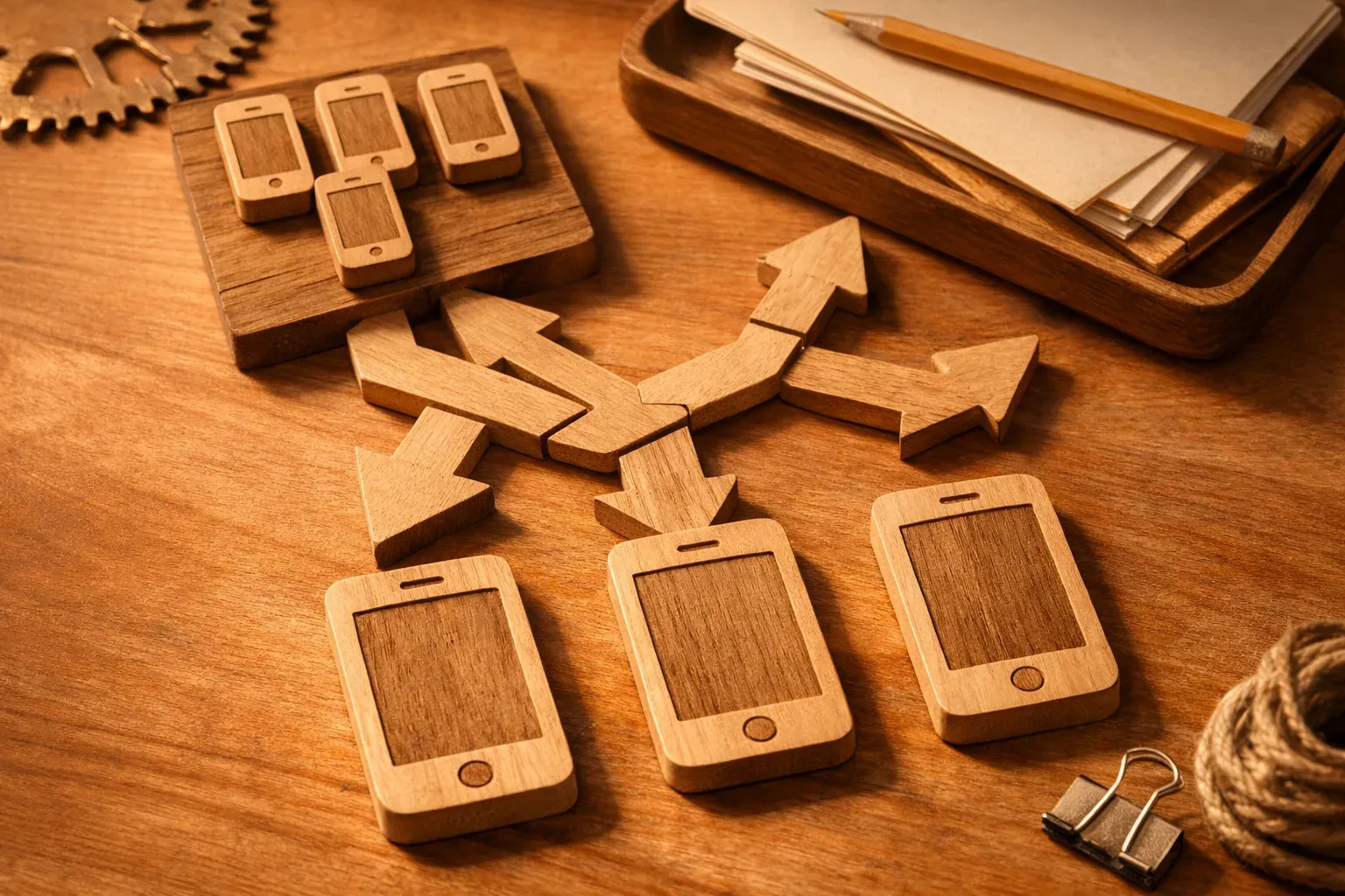 Editorial photograph illustrating The best iPhone workflow for teams  If your team uses iPhones, the cleanest setup is usually: