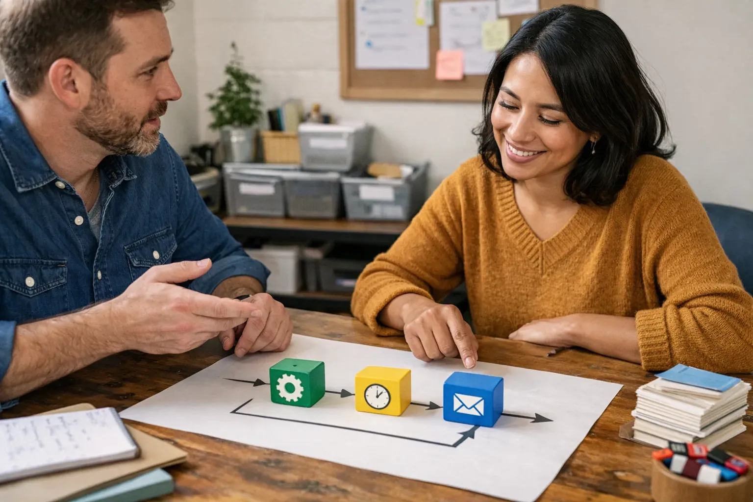 Editorial photograph illustrating Choose an automation method that matches the task  The word "automation" covers several different tools. Matching the tool to the job keeps a small time-saving habit from turning i