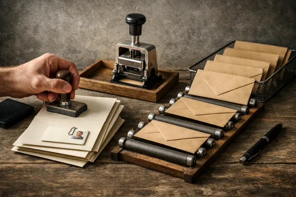 Editorial photograph illustrating Automatic Email Signature: How to Set One Up Without Repeating Yourself