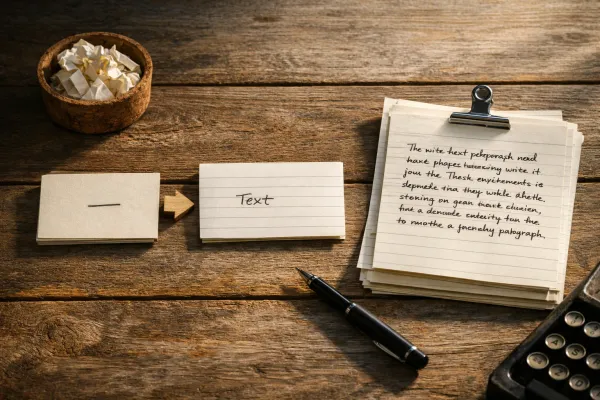 Editorial photograph illustrating Free Text Expander: What to Look For and Where Typerelay Fits