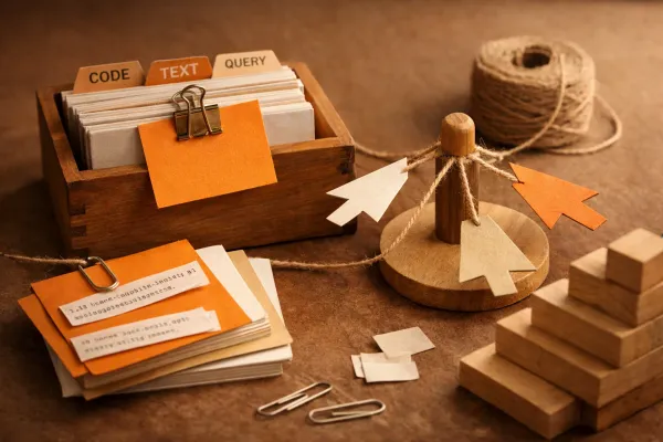 Editorial photograph illustrating Shared Snippet Library for Teams: One Source, Always Current
